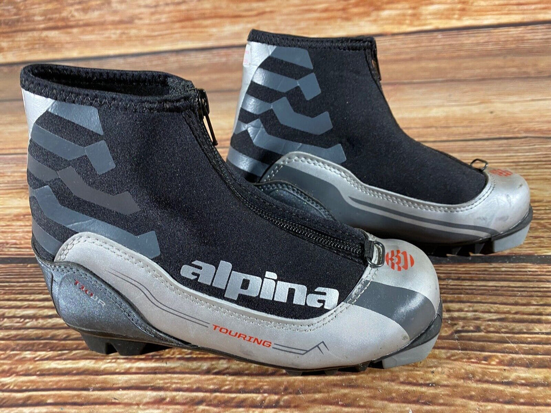 Alpina Kids T10jr Kids Nordic Cross Country Ski Boots Size EU33 US2 NNN A-702