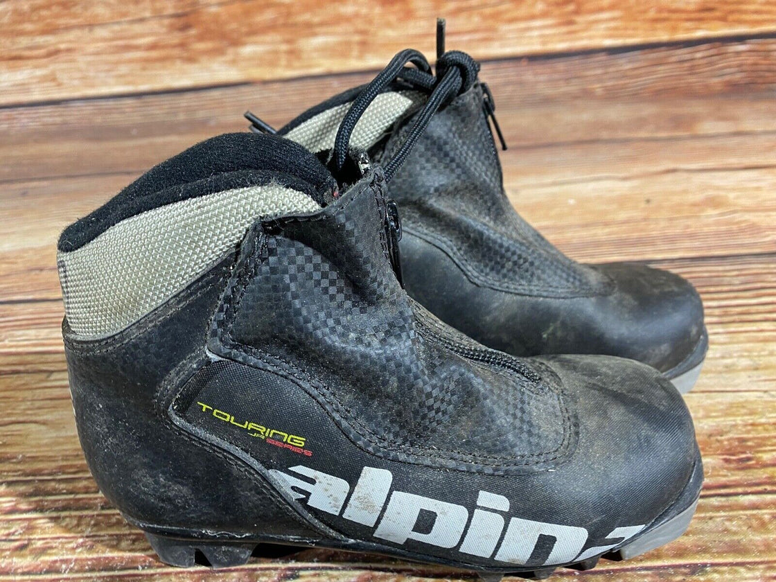 Alpina Touring Kids Nordic Cross Country Ski Boots Size EU31 US12.5 NNN A-765