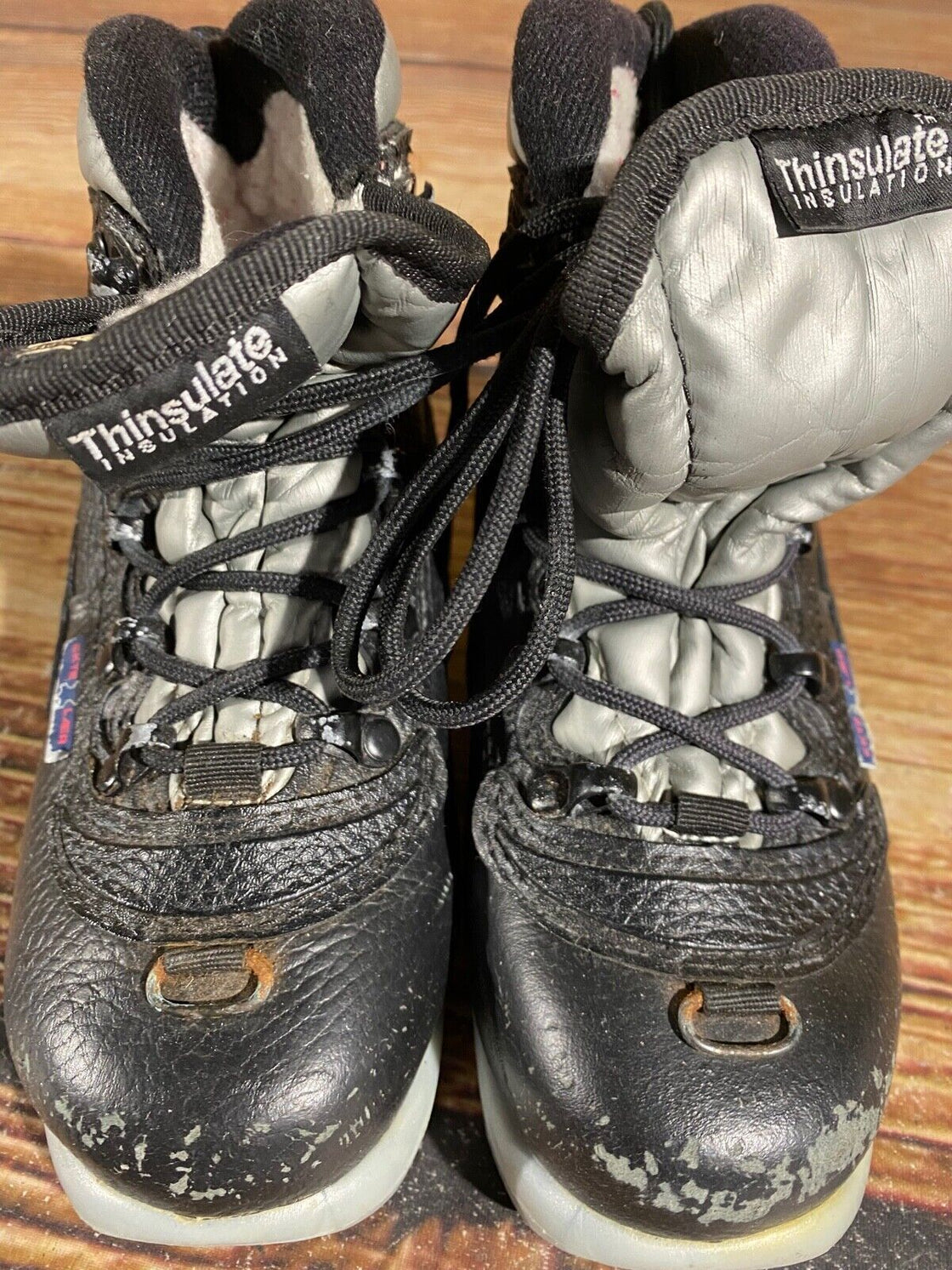 Alpina 125 Kids Nordic Cross Country Ski Boots Size EU29 US11 NNN A-695