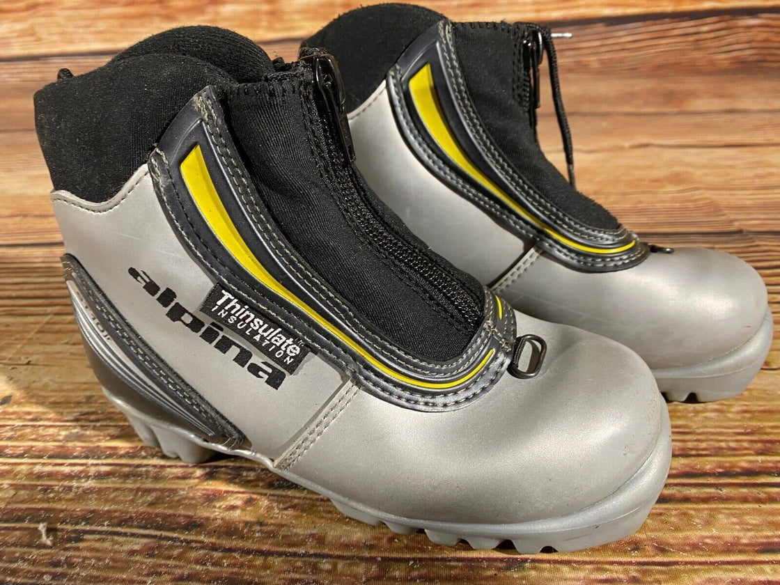Alpina ST10jr Kids Nordic Cross Country Ski Boots Size EU29 US11 NNN A-887
