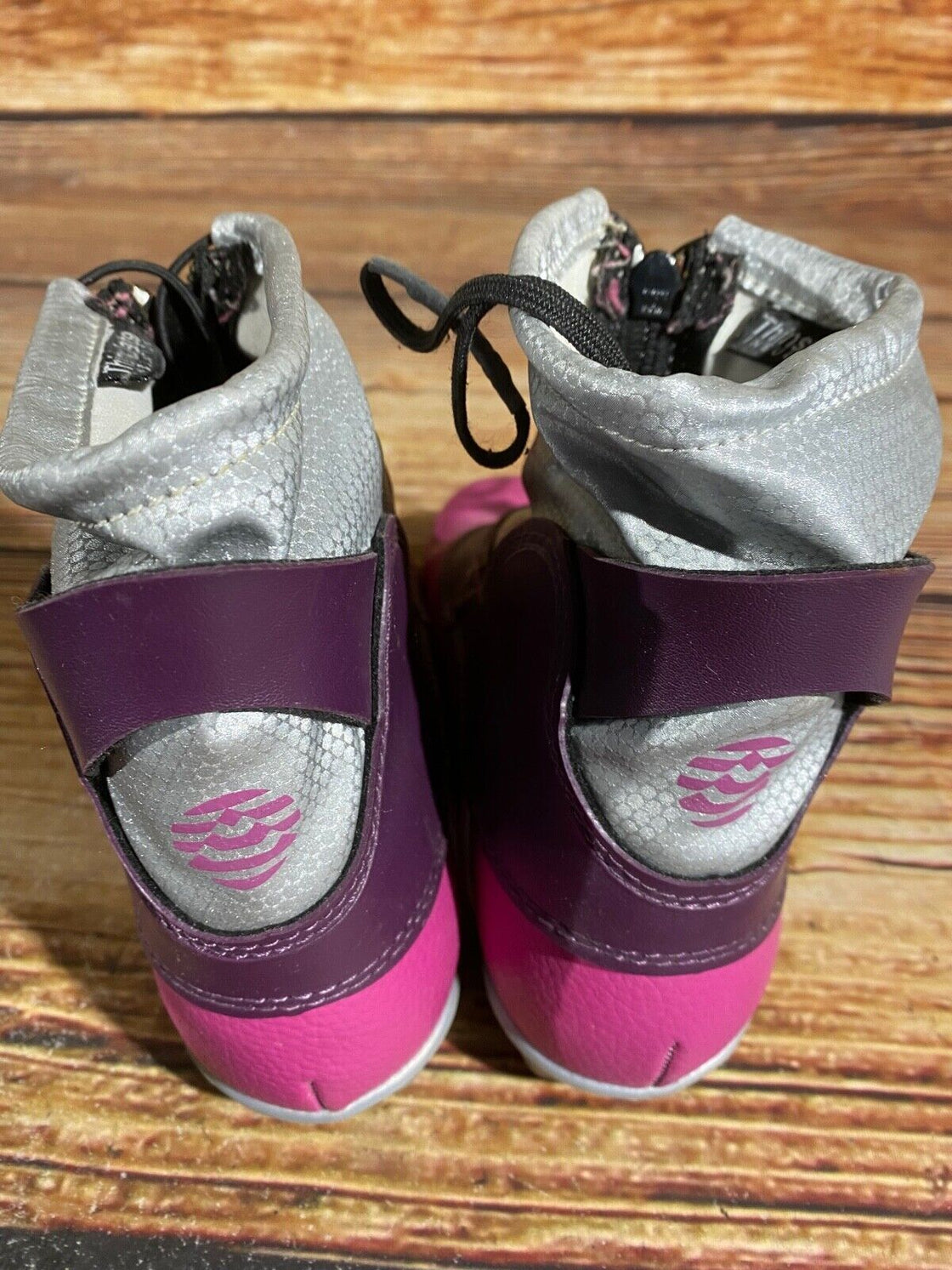 Alpina Frost Kids Nordic Cross Country Ski Boots Size EU34 US3 NNN A-784