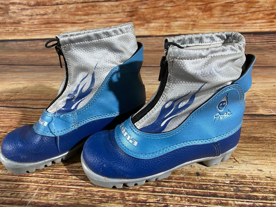 Alpina Frost Nordic Cross Country Ski Boots Kids Size EU30 US12 NNN A-715