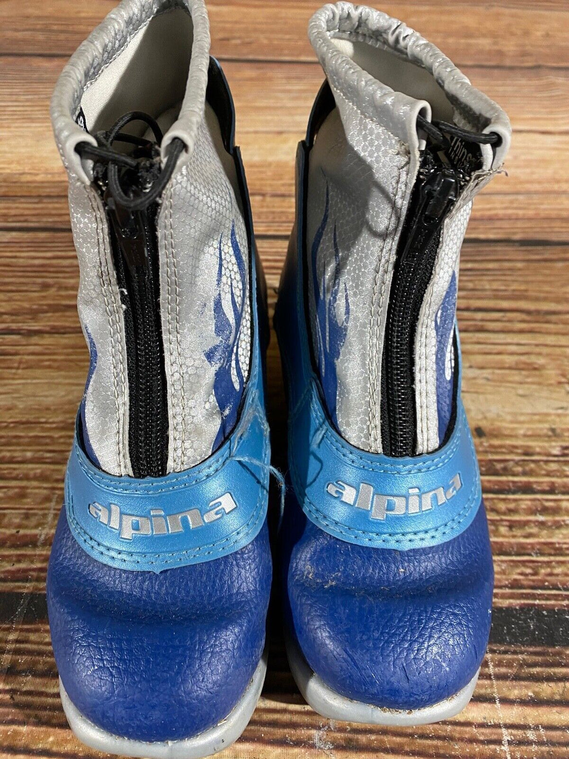 Alpina Frost Nordic Cross Country Ski Boots Kids Size EU30 US12 NNN A-715