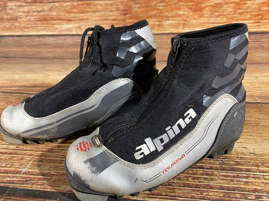 Alpina T10jr Kids Nordic Cross Country Ski Boots Size EU33 US2 NNN A-755