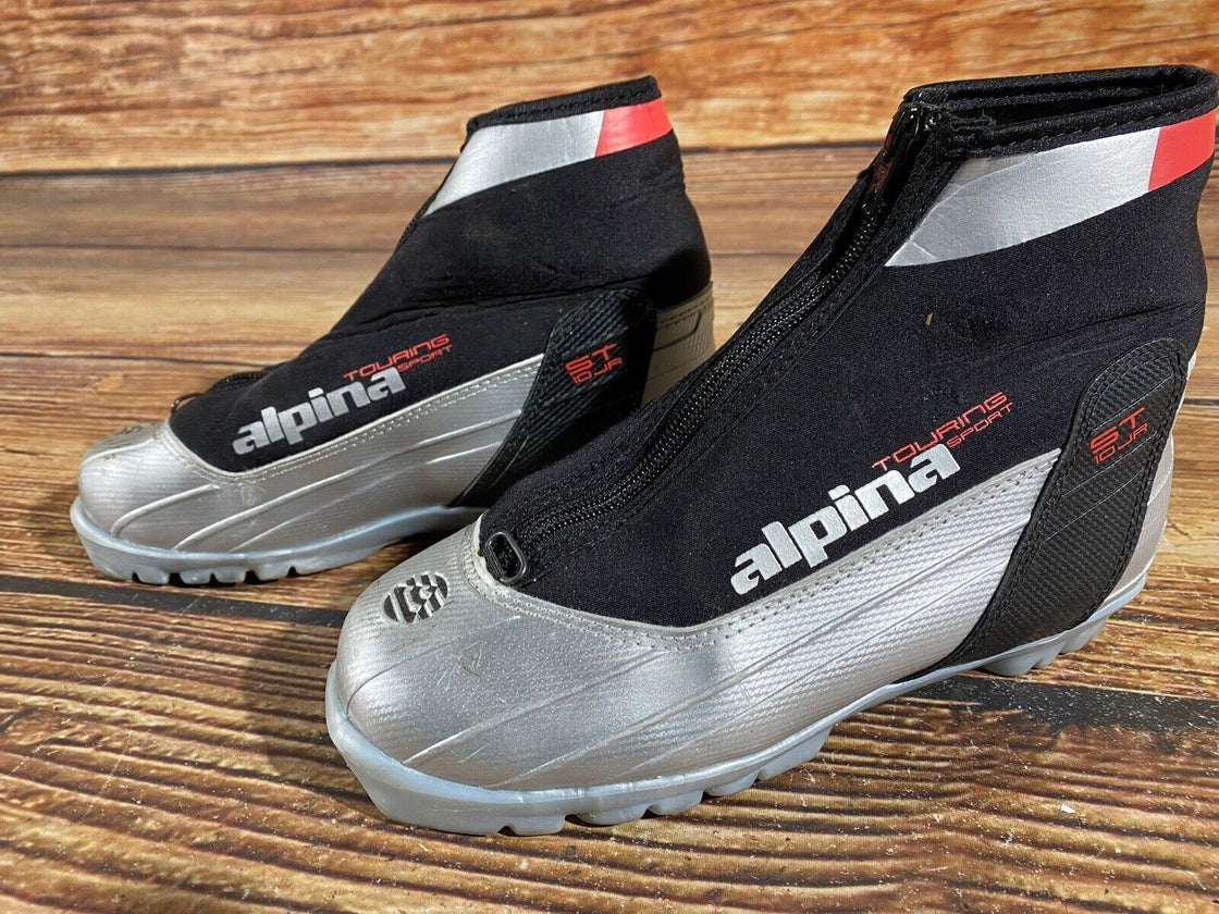 Alpina ST10 jr Kids Nordic Cross Country Ski Boots Size EU36 US4.5 NNN A-737