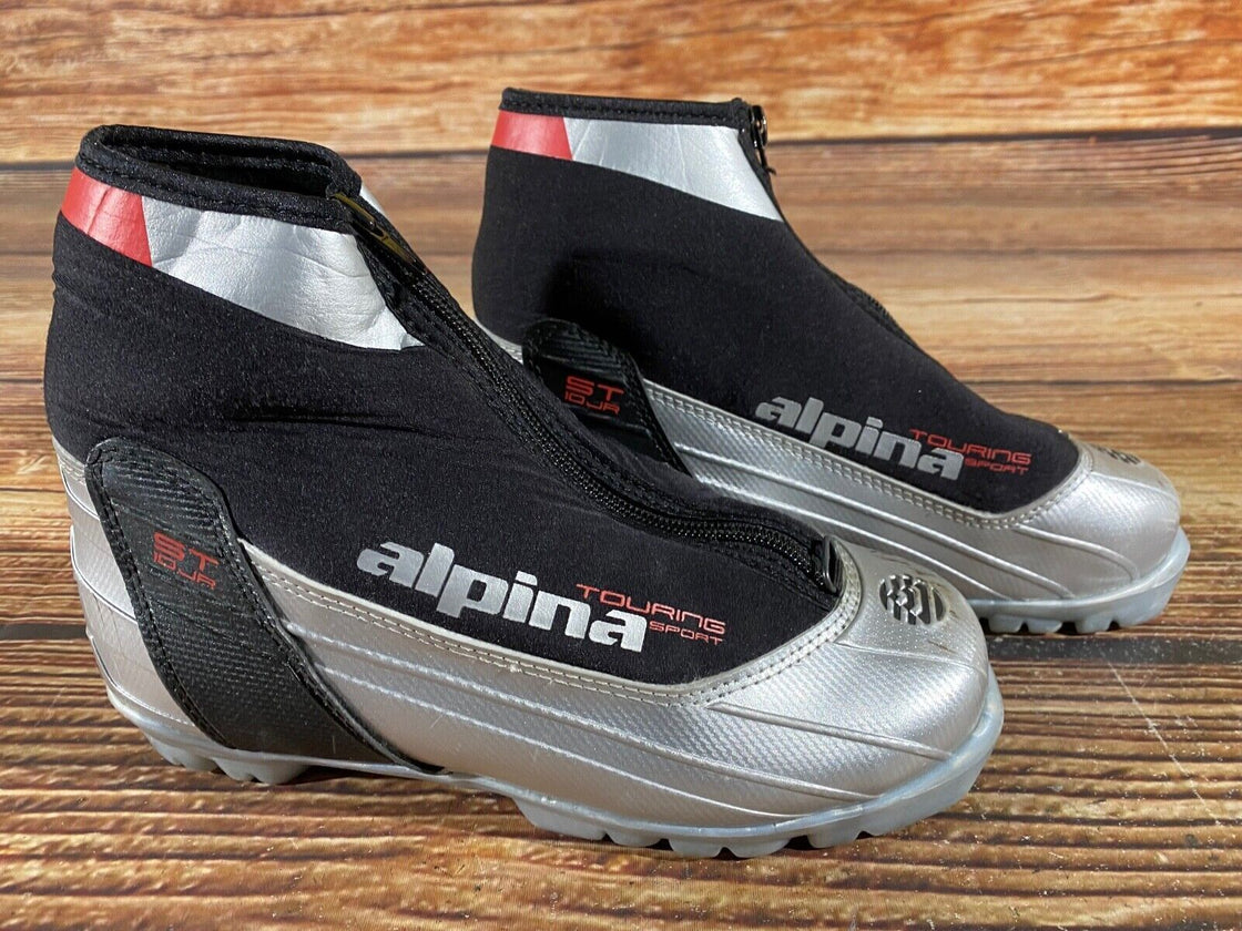 Alpina ST10 jr Kids Nordic Cross Country Ski Boots Size EU36 US4.5 NNN A-737