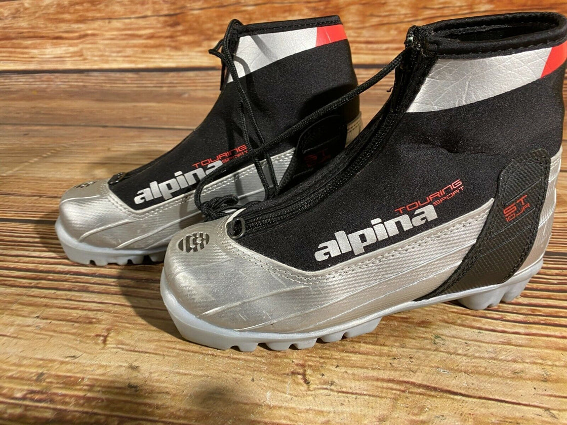 Alpina ST10jr Kids Nordic Cross Country Ski Boots Size EU33 US2 for NNN A-301
