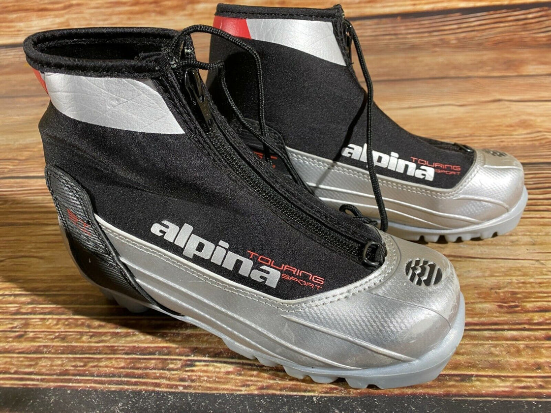Alpina ST10jr Kids Nordic Cross Country Ski Boots Size EU33 US2 for NNN A-301