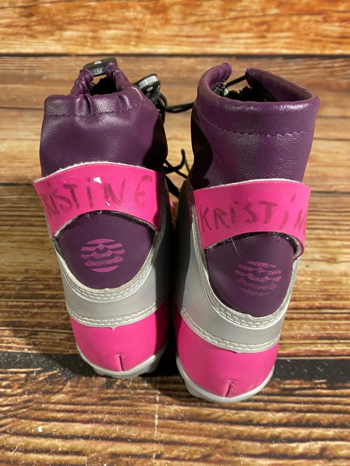 Alpina Frost Kids Nordic Cross Country Ski Boots Size EU33 US2 NNN A-675