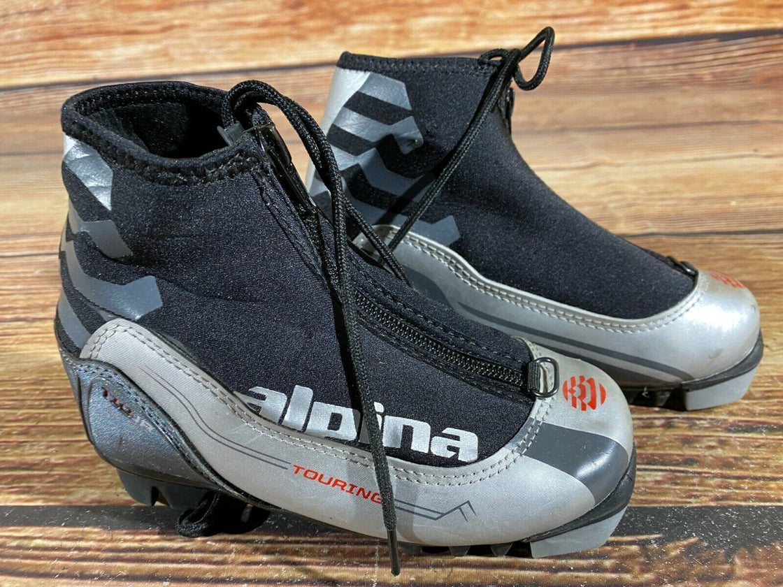 Alpina T10jr Kids Nordic Cross Country Ski Boots Size EU29 US11 for NNN A-408