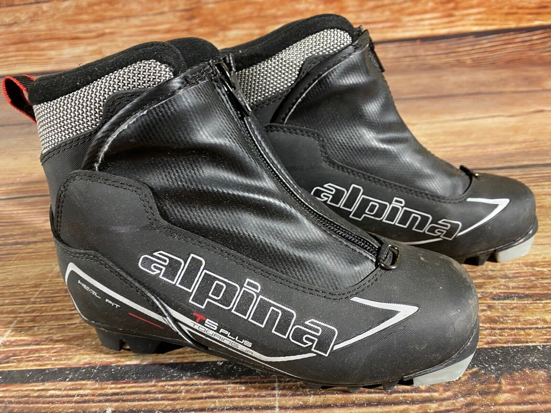 Alpina T5 Plus Kids Nordic Cross Country Ski Boots Size EU34 US3 NNN A-1007