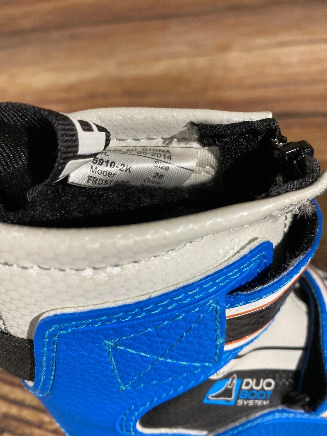 Alpina Frost Kids Nordic Cross Country Ski Boots Size EU26 US9 NNN A-858
