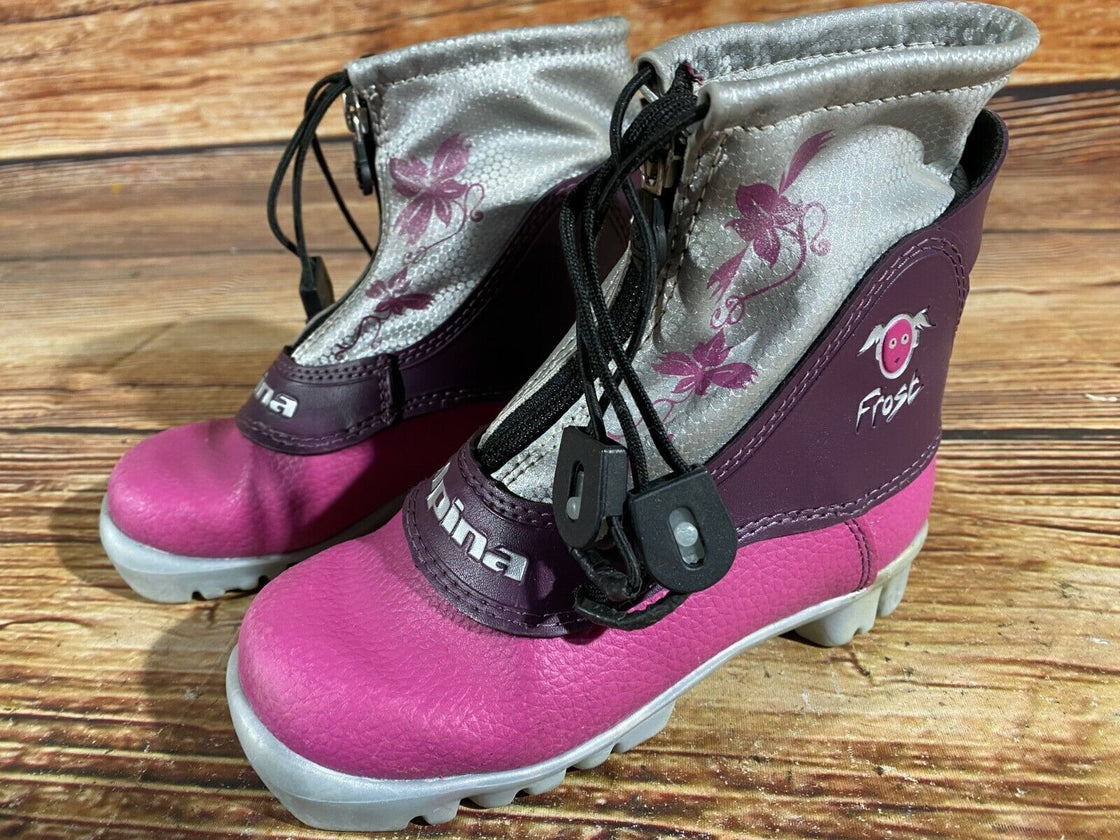 Alpina Frost Kids Nordic Cross Country Ski Boots Size EU29 US11 for NNN A-220