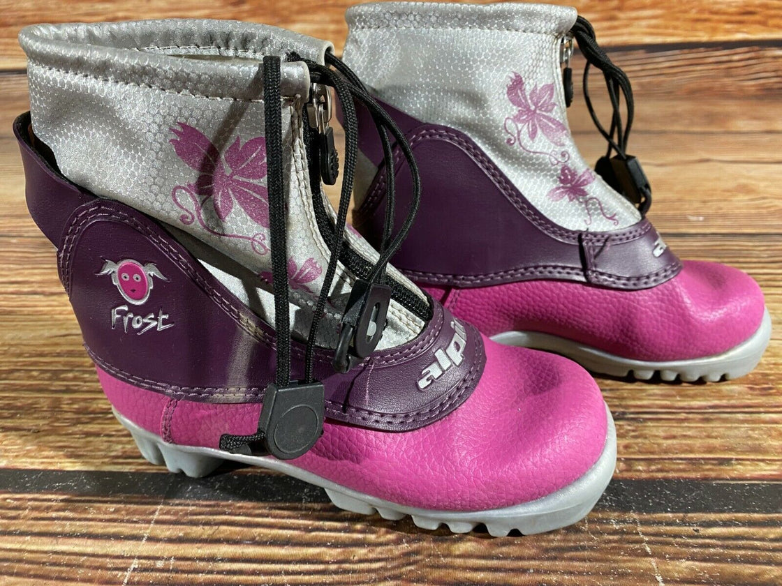Alpina Frost Kids Nordic Cross Country Ski Boots Size EU29 US11 for NNN A-220
