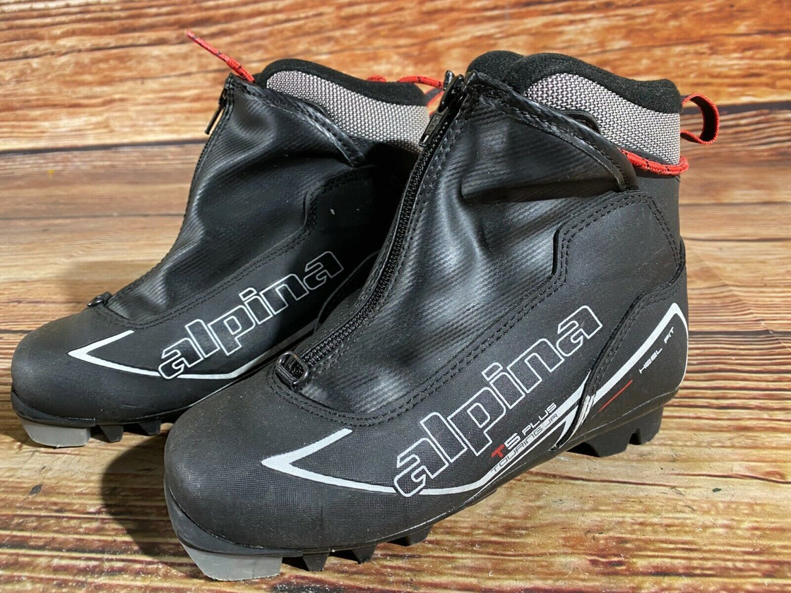 Alpina T5 Plus Kids Nordic Cross Country Ski Boots Size EU34 US3 for NNN A-235