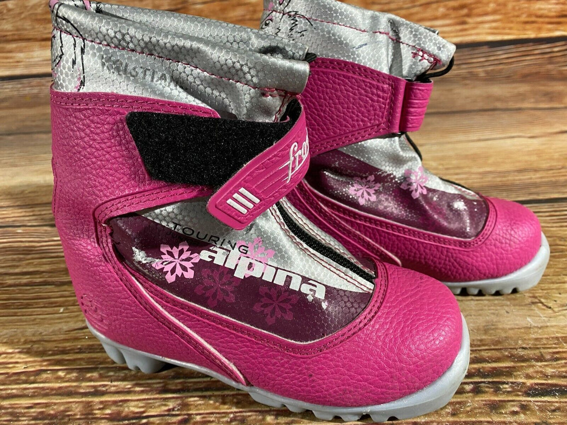 Alpina Frost Kids Nordic Cross Country Ski Boots Size EU29 US11 for NNN A-292