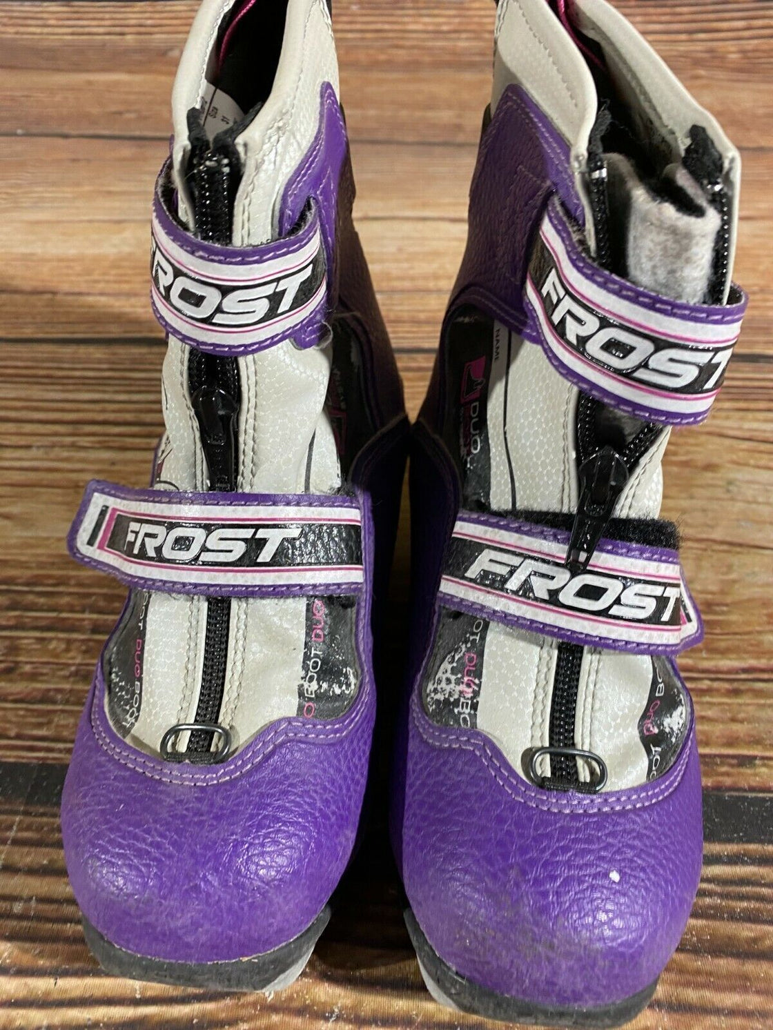 Alpina Frost Kids Nordic Cross Country Ski Boots Size EU31 US12.5 for NNN A-337