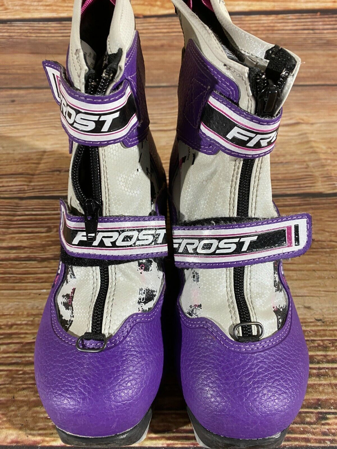 Alpina Frost Kids Nordic Cross Country Ski Boots Size EU34 US3 for NNN A-295