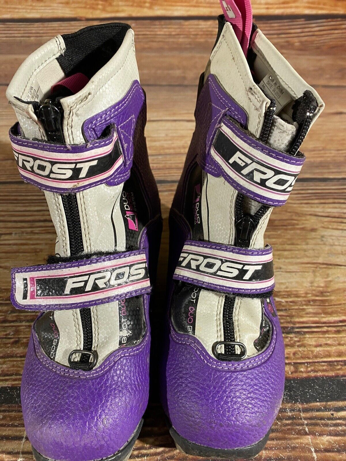 Alpina Frost Kids Nordic Cross Country Ski Boots Size EU30 US12 NNN A-1017
