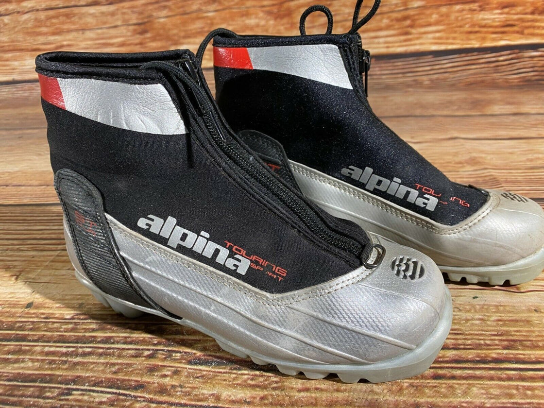 Alpina ST10j Kids Nordic Cross Country Ski Boots Size EU34 US3 for NNN A-397