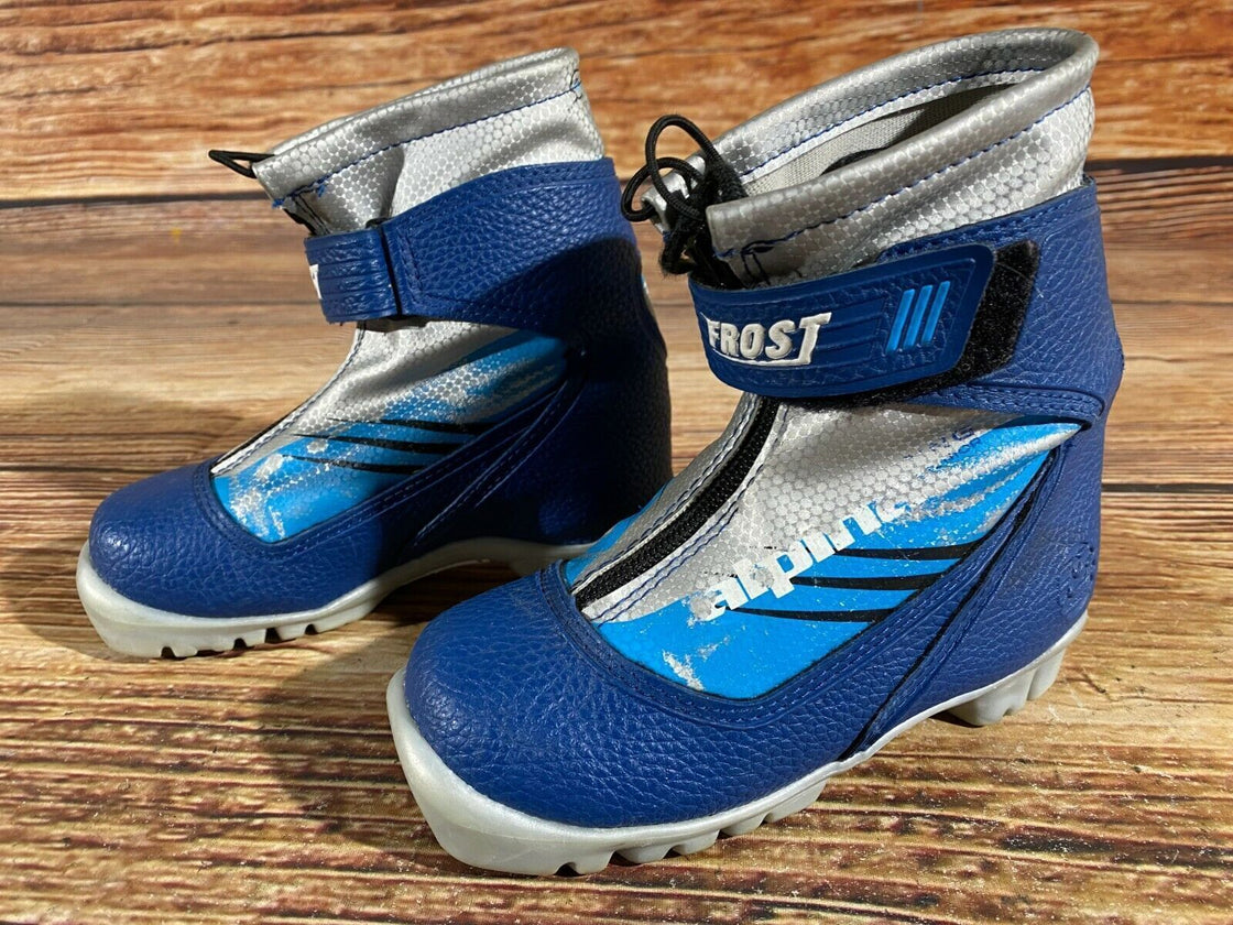 Alpina Frost Kids Nordic Cross Country Ski Boots Size EU29 US11 for NNN A-261