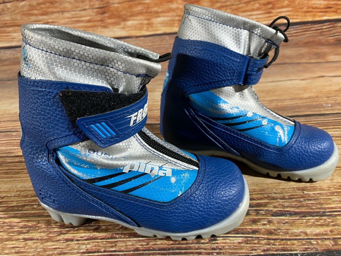 Alpina Frost Kids Nordic Cross Country Ski Boots Size EU29 US11 for NNN A-261