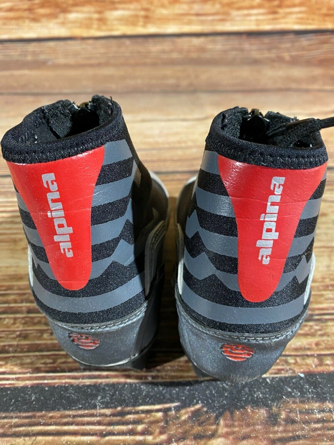 Alpina T10jr Kids Nordic Cross Country Ski Boots Size EU27 US9.5 for NNN A-169