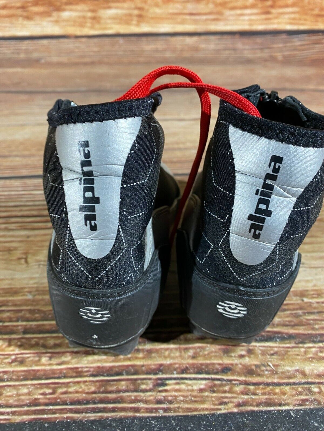 Alpina T10jr Kids Nordic Cross Country Ski Boots Size EU27 US9.5 for NNN A-137