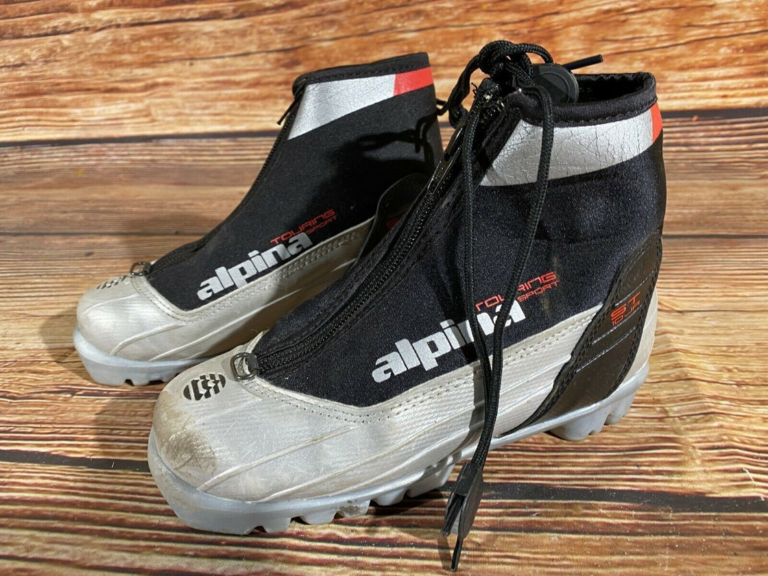 Alpina ST10jr Kids Nordic Cross Country Ski Boots Size EU33 US2 for NNN A-289