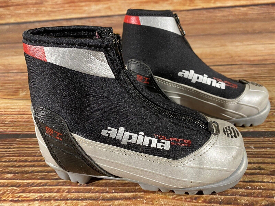 Alpina ST10jr Kids Nordic Cross Country Ski Boots Size EU29 US11 NNN A-970