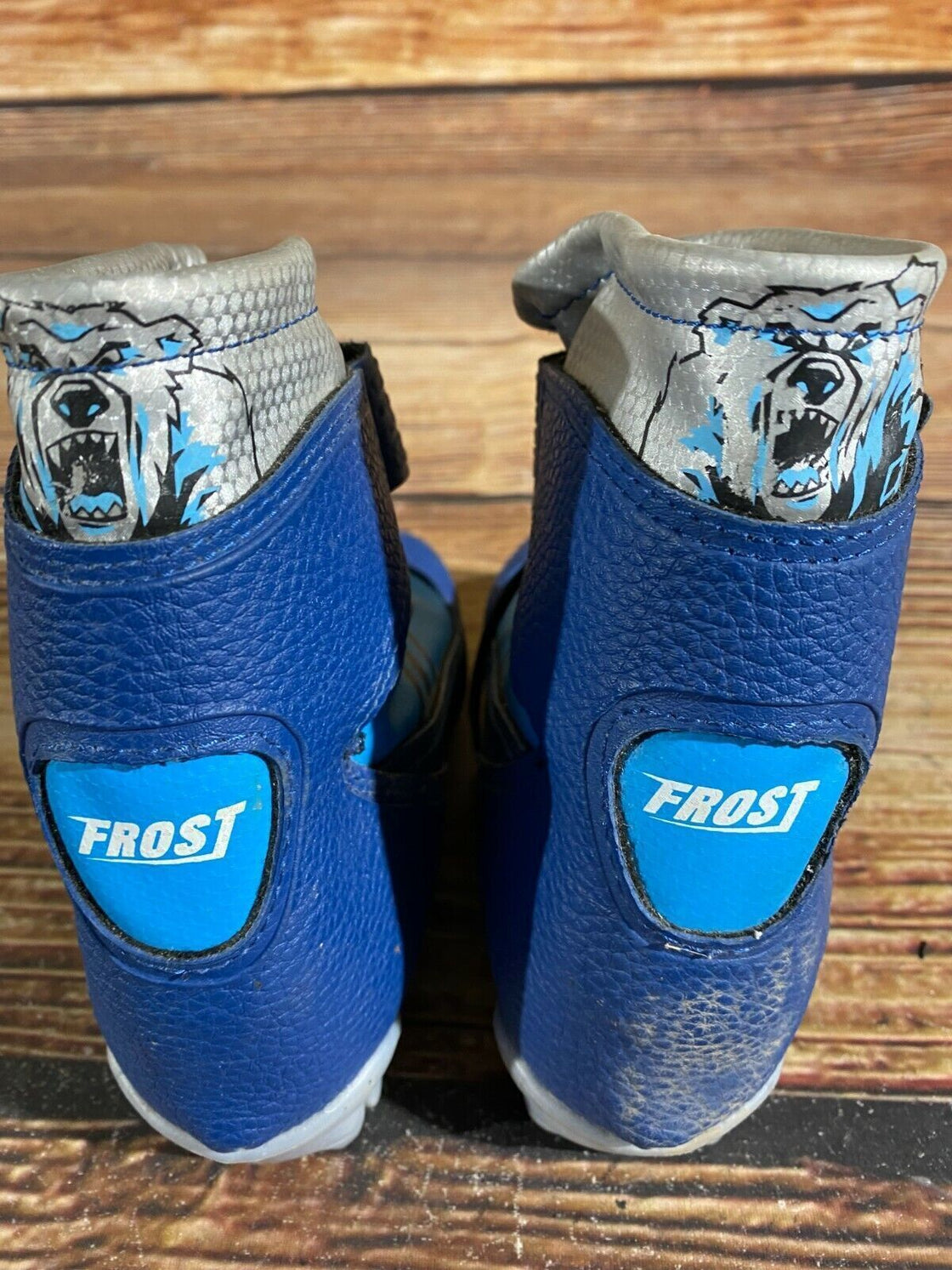 Alpina Frost Kids Nordic Cross Country Ski Boots Size EU28 US10.5 for NNN A-332