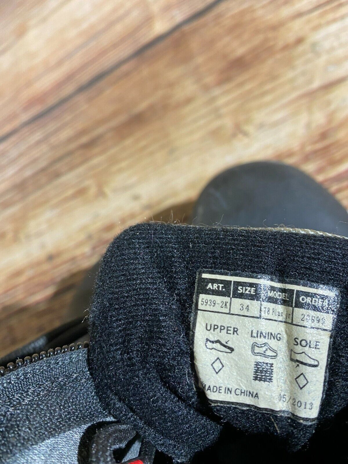 Alpina Touring Kids Nordic Cross Country Ski Boots Size EU34 US3 for NNN A-233