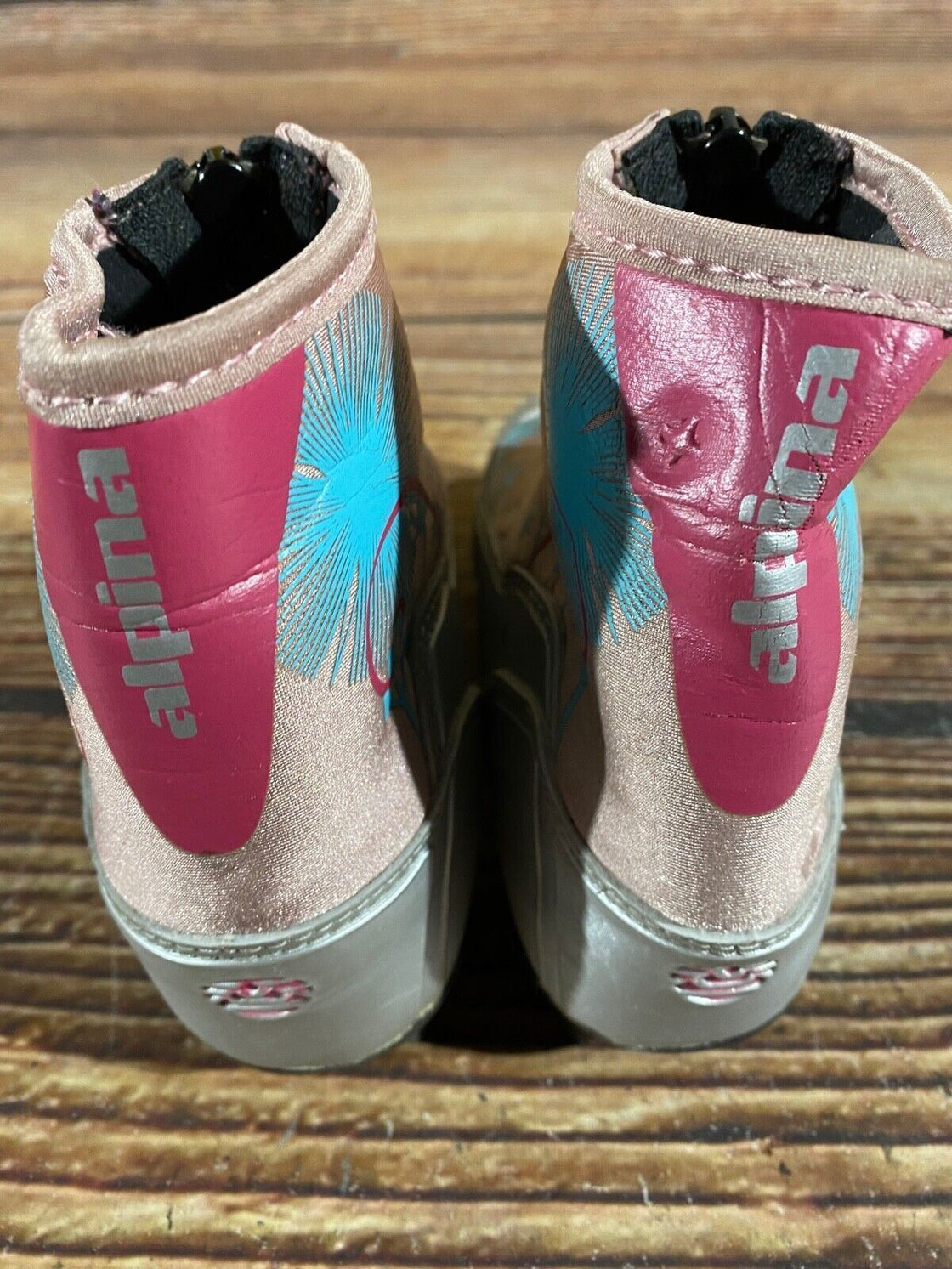 Alpina T10 Kids Nordic Cross Country Ski Boots Size EU30 US12 NNN A-834
