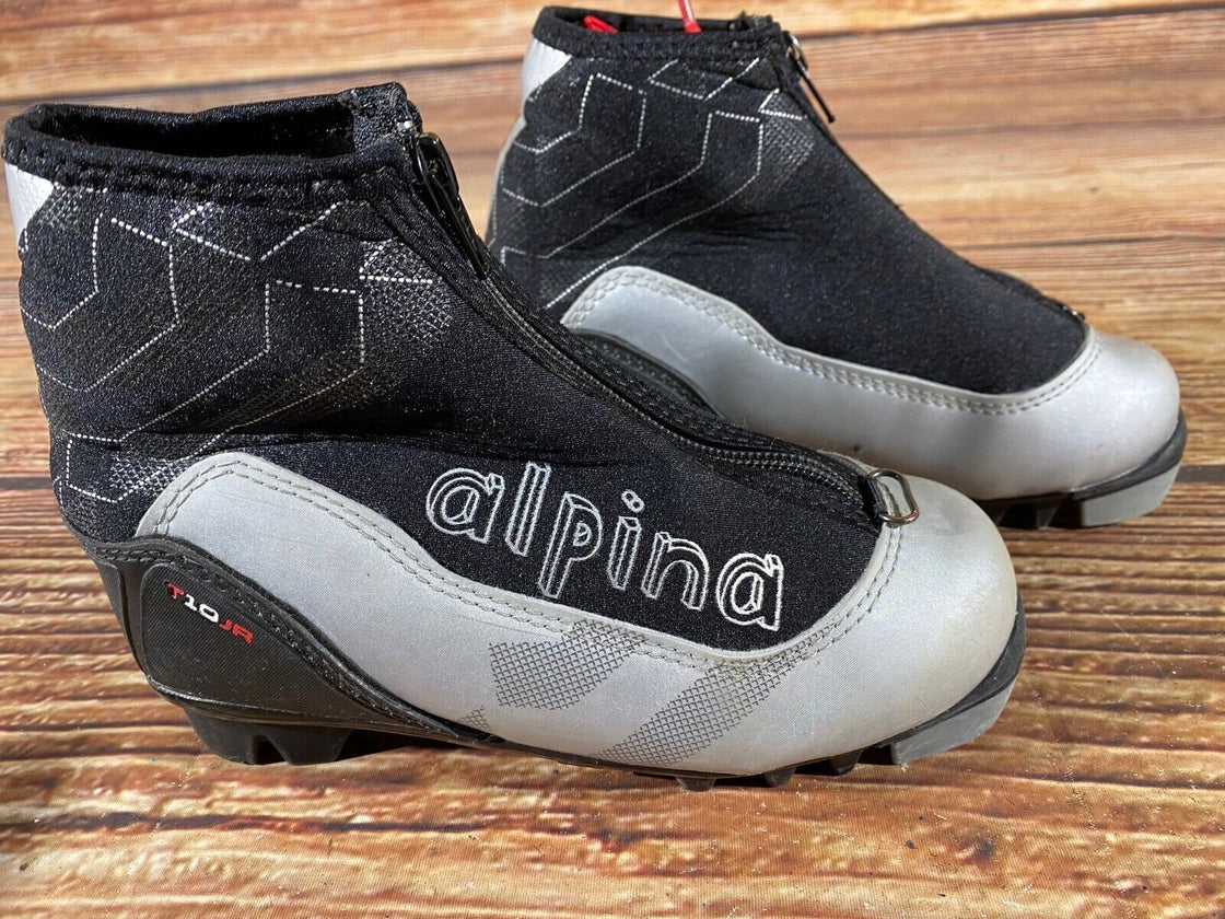 Alpina Kids T10jr Kids Nordic Cross Country Ski Boots Size EU31 US12.5 NNN A-701