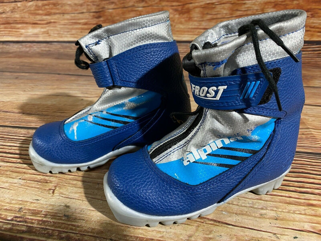 Alpina Frost Kids Nordic Cross Country Ski Boots Size EU29 US11 for NNN A-179