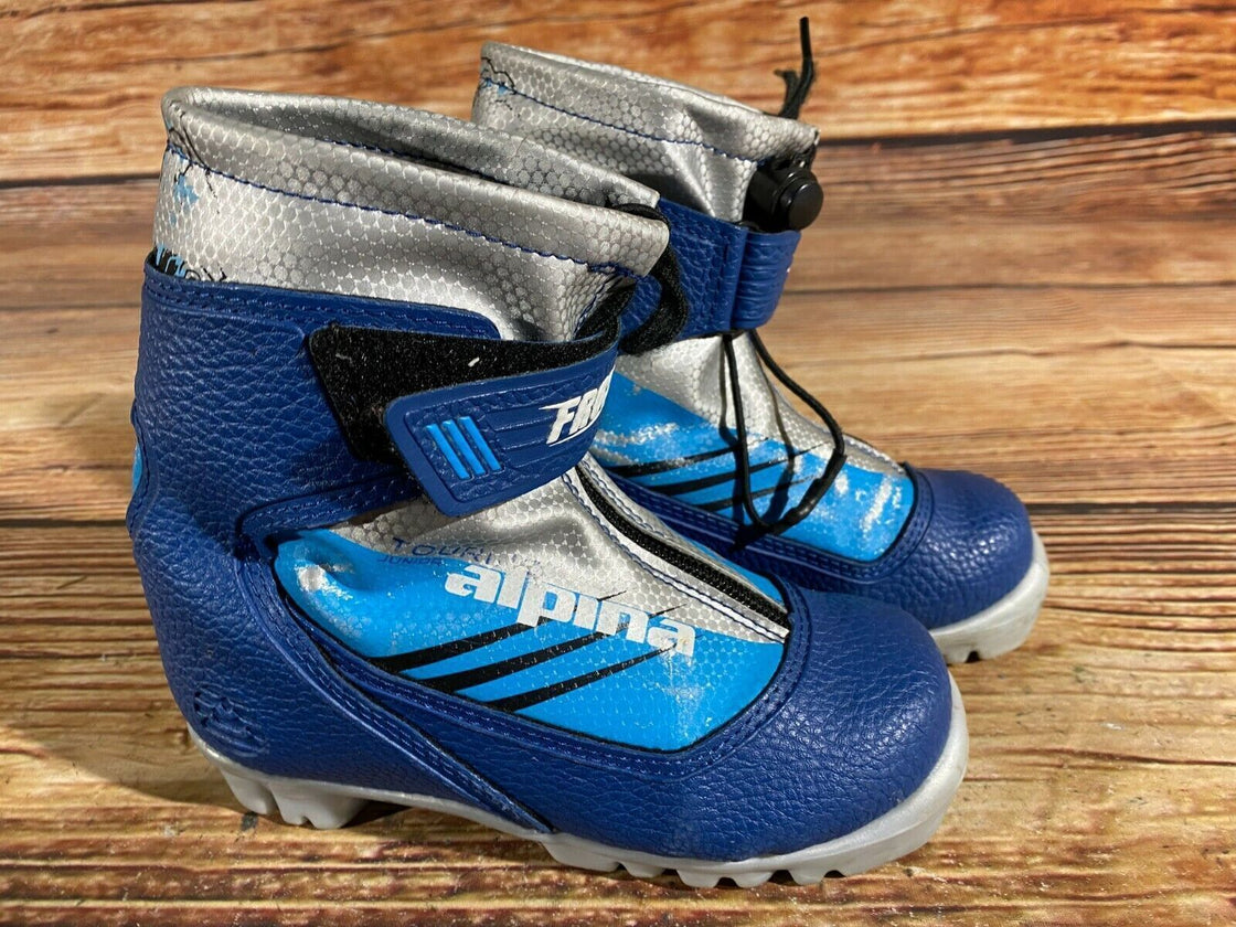 Alpina Frost Kids Nordic Cross Country Ski Boots Size EU29 US11 for NNN A-179