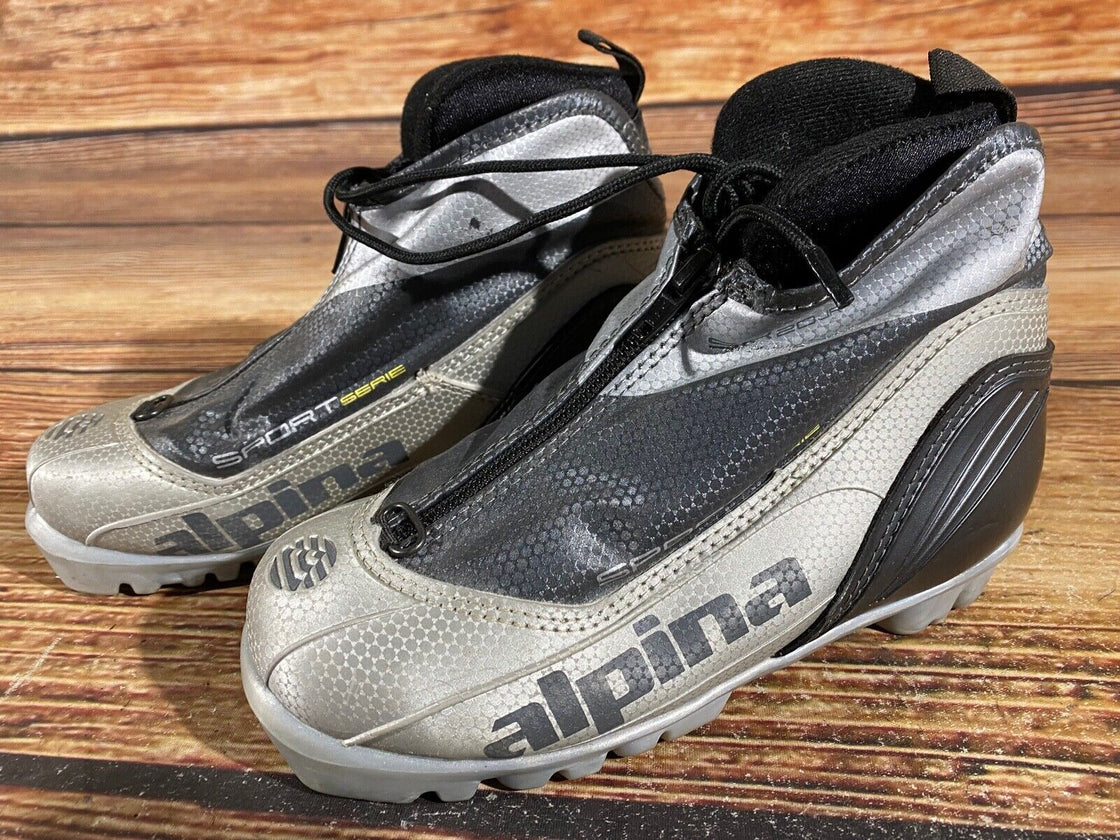 Alpina SR20jr Kids Nordic Cross Country Ski Boots Size EU33 US2 NNN A-775