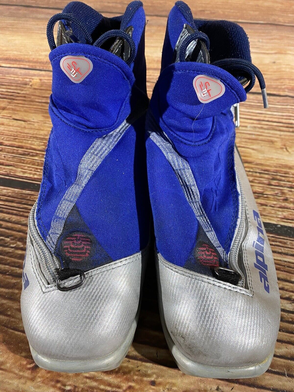 Alpina ST11j Kids Nordic Cross Country Ski Boots Size EU36 US4.5 NNN A-753