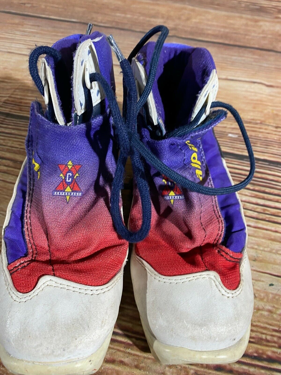 Alpina 311jr Kids Nordic Cross Country Ski Boots Size EU32 US1.5 for NNN A-189