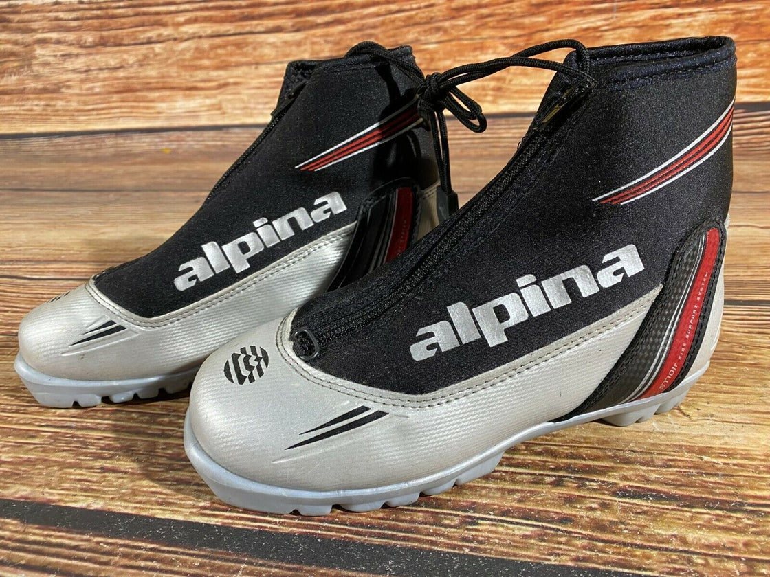 Alpina ST10jr Kids Nordic Cross Country Ski Boots Size EU36 US4.5 for NNN A-207