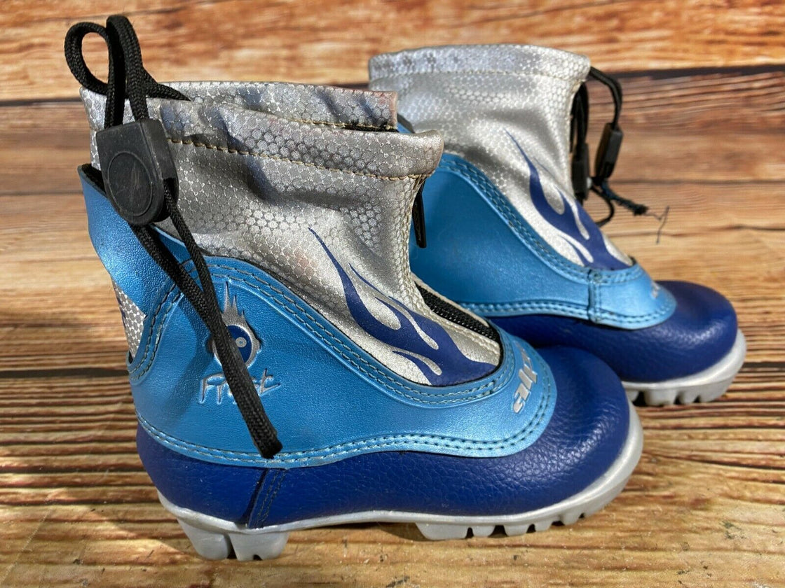 Alpina Frost Kids Nordic Cross Country Ski Boots Size EU25 US8.5 for NNN A-111