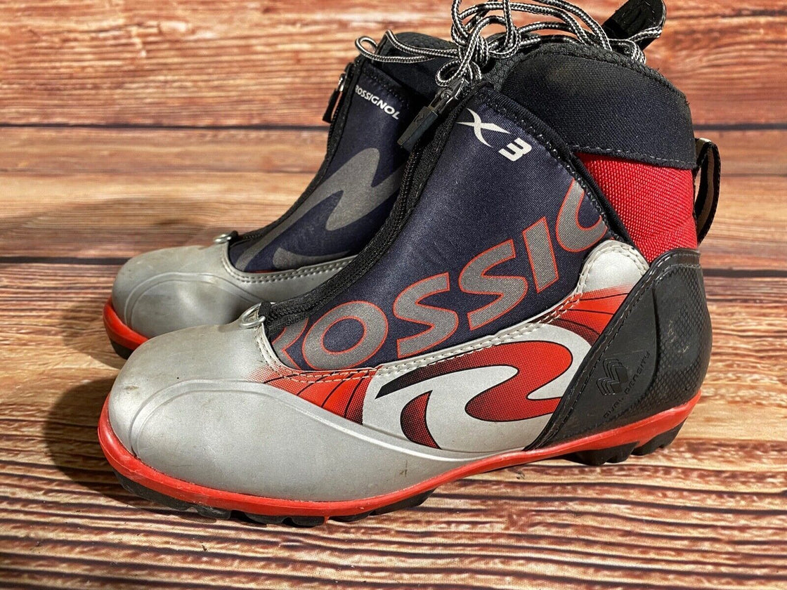 Rossignol X3 Kids Nordic Cross Country Ski Boots Size EU37 US5 NNN O22