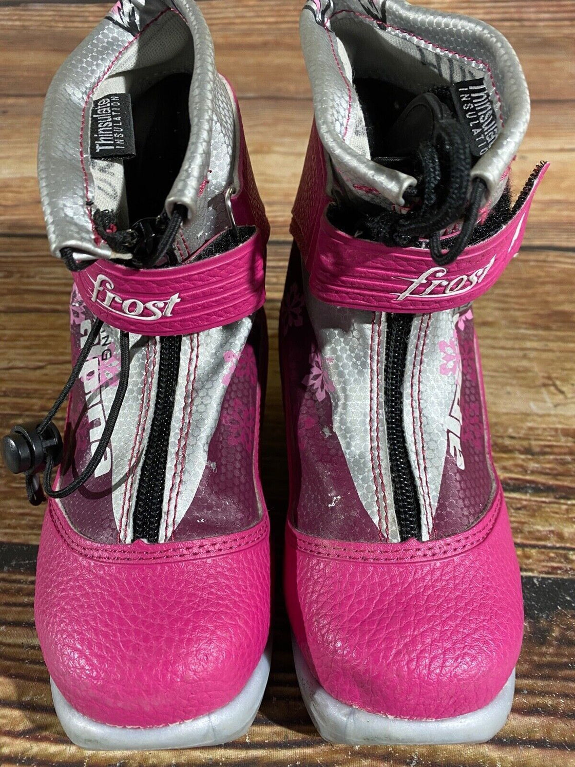 Alpina Frost Kids Nordic Cross Country Ski Boots Size EU29 US11 NNN A-750