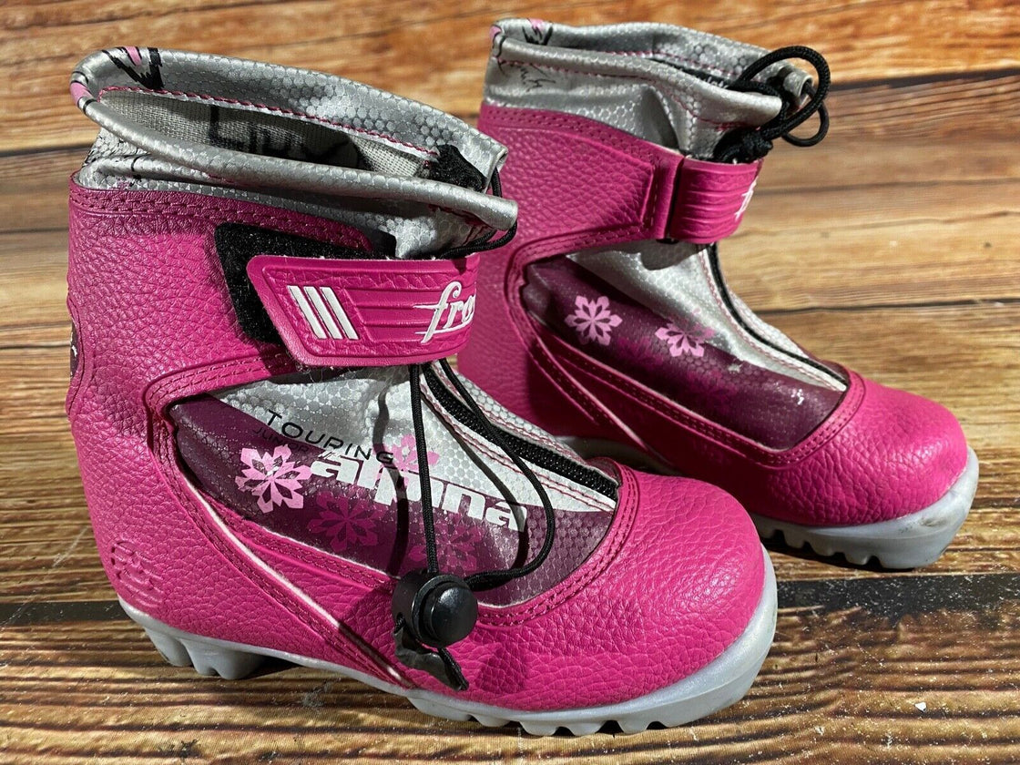 Alpina Frost Kids Nordic Cross Country Ski Boots Size EU29 US11 NNN A-750
