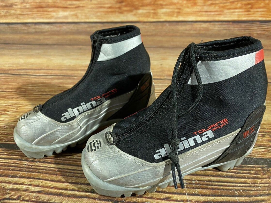 Alpina Kids ST10jr Kids Nordic Cross Country Ski Boots Size EU27 US9.5 NNN A-699