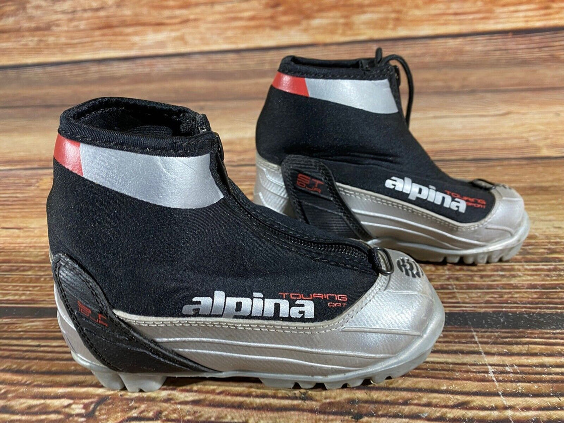 Alpina Kids ST10jr Kids Nordic Cross Country Ski Boots Size EU27 US9.5 NNN A-699