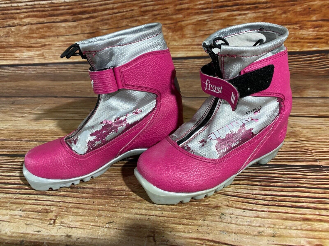 Alpina Frost Kids Nordic Cross Country Ski Boots Size EU33 US2 NNN A-674