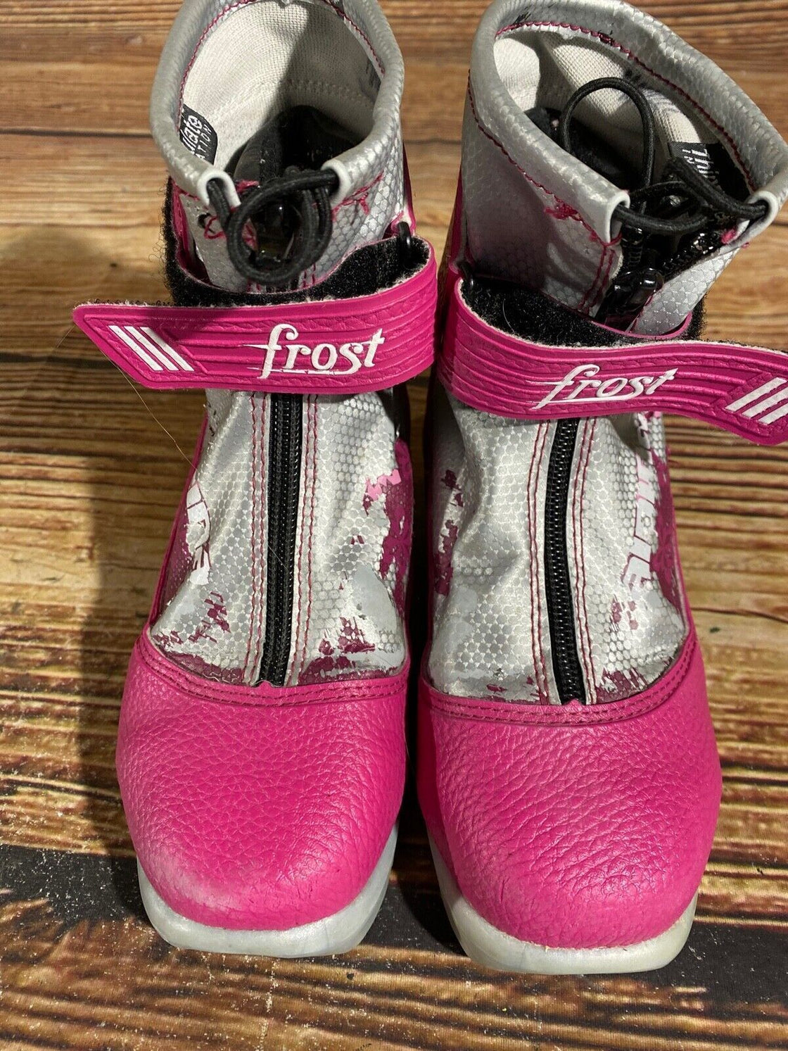 Alpina Frost Kids Nordic Cross Country Ski Boots Size EU33 US2 NNN A-674