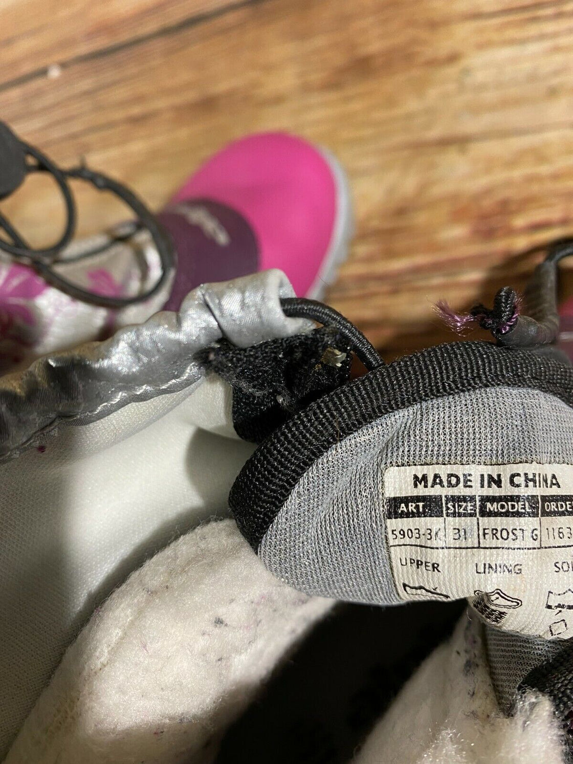 Alpina Frost Kids Nordic Cross Country Ski Boots Size EU31 US12.5 for NNN A-143