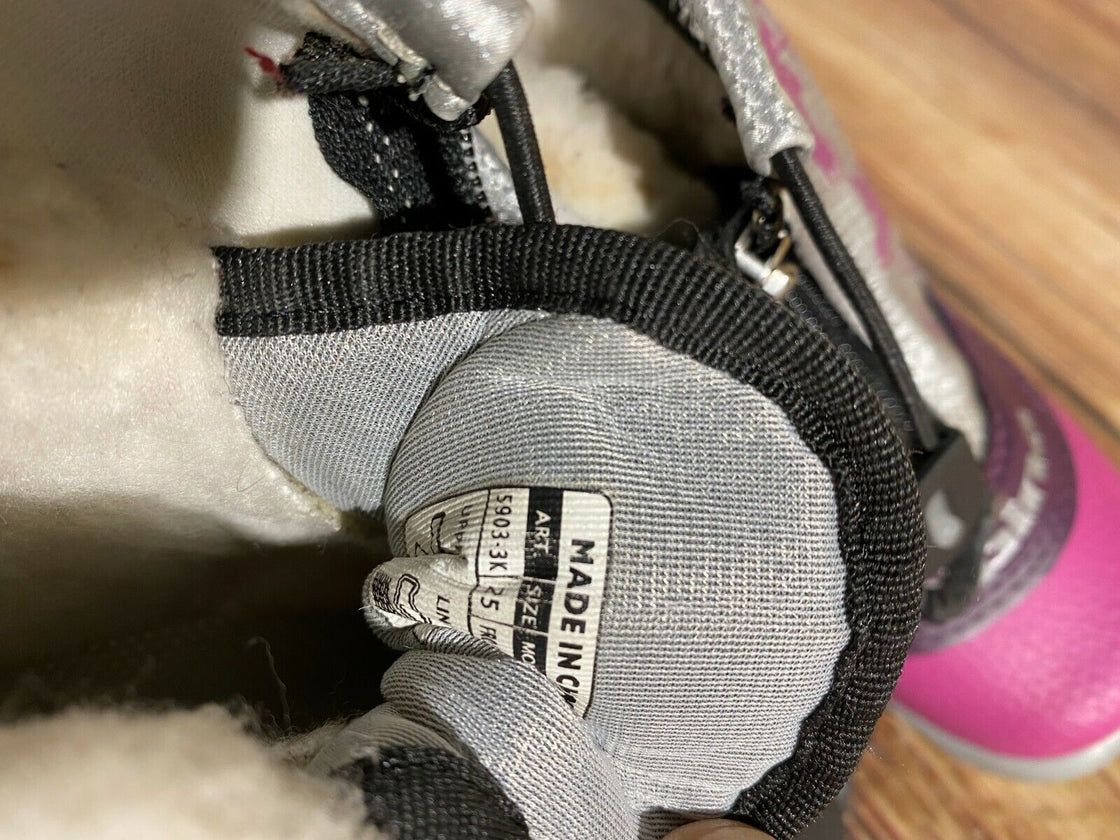 Alpina Frost Kids Nordic Cross Country Ski Boots Size EU25 US8.5 for NNN A-256